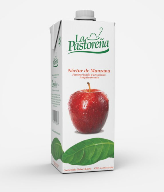 Néctar La Pastoreña Manzana UHT 1Lt