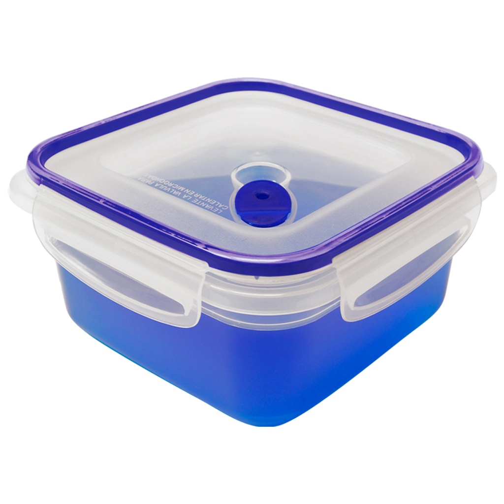 Conservador de Plástico Alfa Hogar Alfa Lock 17x17x8.5 cm 1.3 Lt