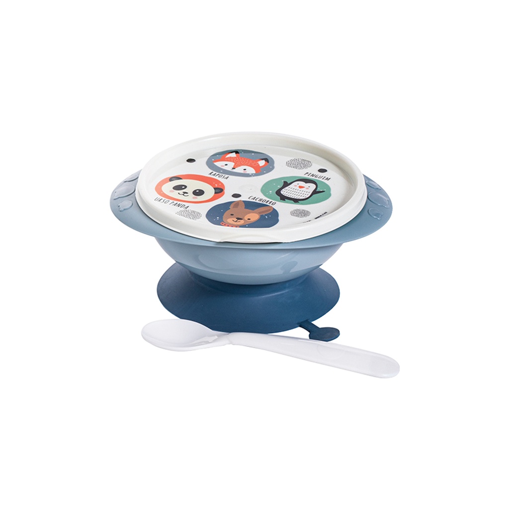 Bowl Alfa Hogar Con Cuchara Animales 240ml