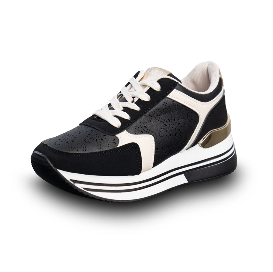 Zapatos Kriza Casual Deportivo Negro Choroni
