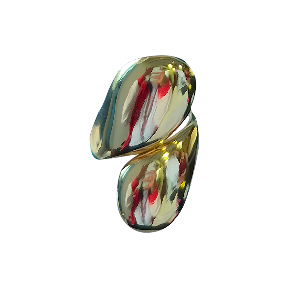 Anillo Doble Gota Ajustable Cavara