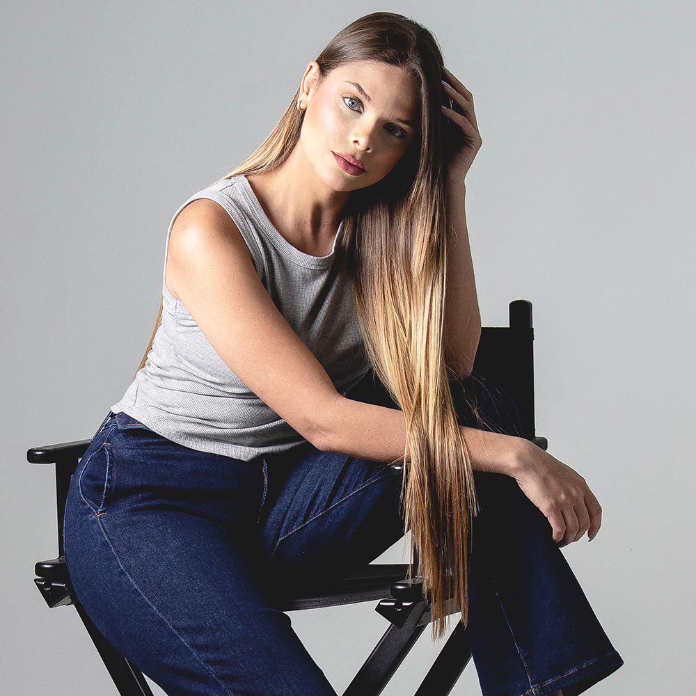 Camiseta SK Basica de Algodón Gris