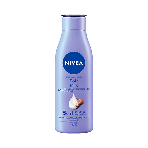 [2051049] Crema Corporal Nivea Soft Milk 48 Hrs 100 ml