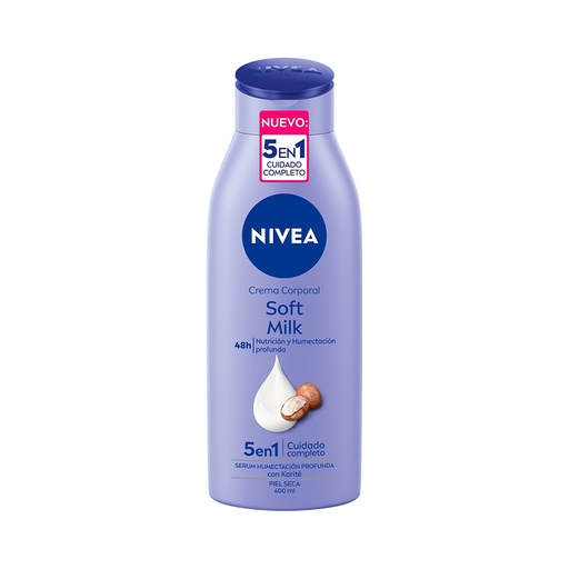 [2051051] Crema Corporal Nivea Soft Milk 48 Hrs 400 ml