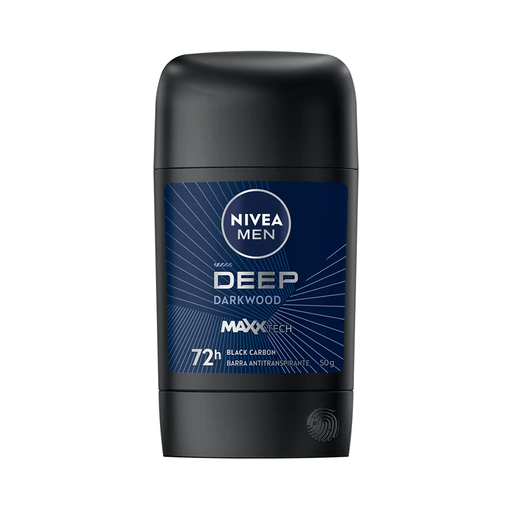 [2051056] Desodorante en Barra Men Nivea Deep Black Carbon Dark Wood 50 gr