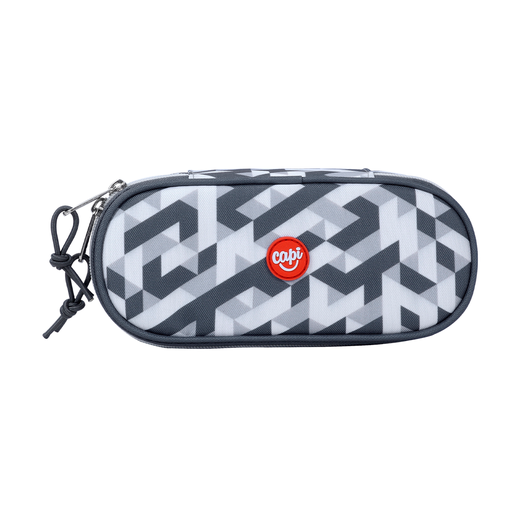 [2151121] Estuche Capi Ovalado Triángulos 22x10x8cm