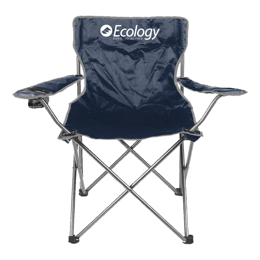 [5021031] Silla Plegable Ecology de Camping Playera Weekend Azul con Gris