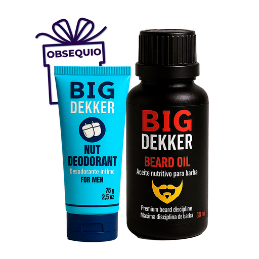 [4311027] Aceite Nutritivo para Barba Big Dekker 30 ml + Obsequio Desodorante Intimo Big Dekker 75 gr