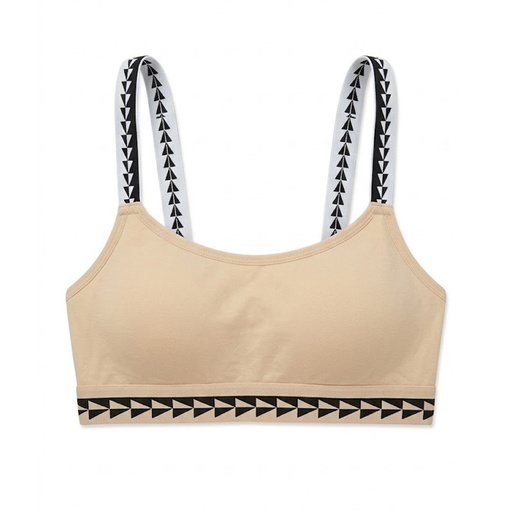 [5101011] Top Deportivo Visto en TV Individual Flecha Beige Claro Talla Única