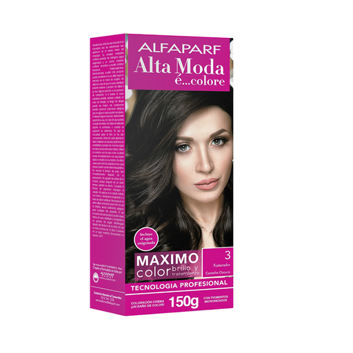 [5791017] Tinte Alfaparf Kit 3 Castaño Oscuro 150gr