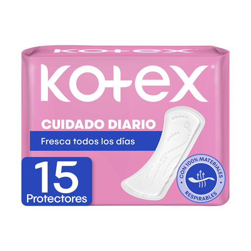 [5781003] Protectores Diarios Kotex Cuidado Diario 15 und