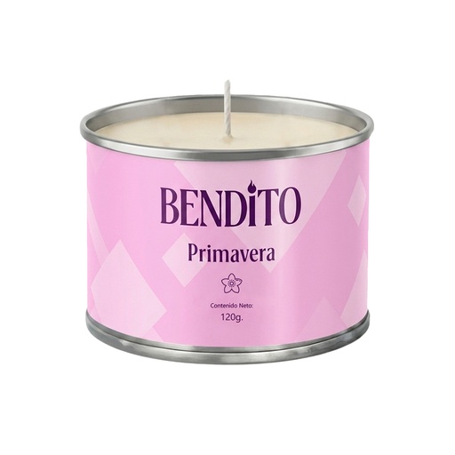 [5891003] Vela aromática Bendito Primavera 120g