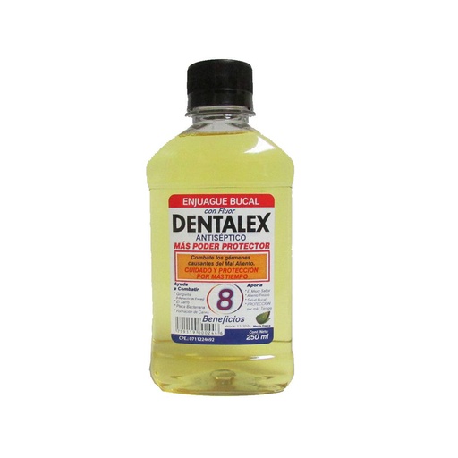 [6151002] Enjuague Bucal Dentalex Amarillo 250ml
