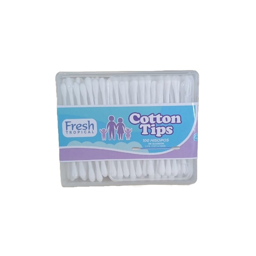 [6151029] Cotton Tips Fresh Tropical Caja de 100 und