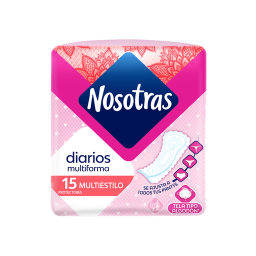 [2051064] Protectores Diarios Nosotras Multiestilo Algodon 15 Und