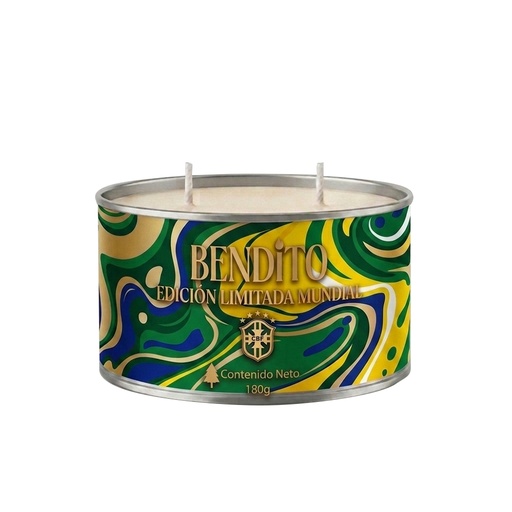[5891011] Vela Aromática Bendito Edición Mundial Brasil Primavera 180g