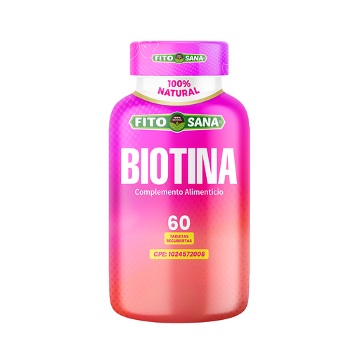 [6201002] Biotina Fitosana 5 mg x 60 tabletas