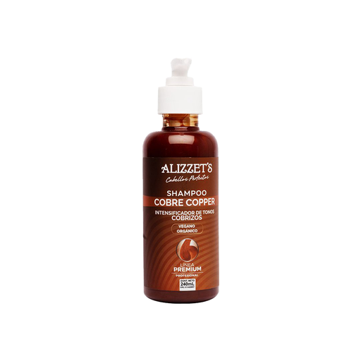 [5961035] Shampoo Capilar Sin Sal Cobre Cupper Alizzet's 240ml