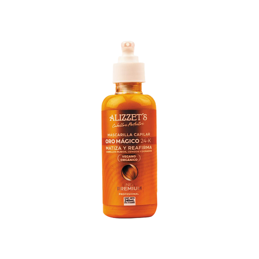 [5961038] Mascarilla Capilar Sin Sal Oro Magico 24-K Alizzet's 240gr