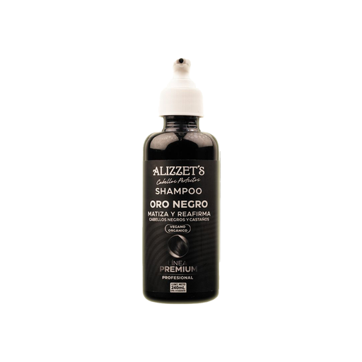 [5961039] Shampoo Capilar Sin Sal Oro Negro Alizzet's 240ml