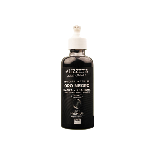 [5961040] Mascarilla Capilar Sin Sal Oro Negro Alizzet's 240gr