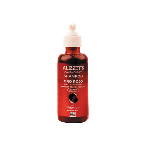 [5961041] Shampoo Capilar Sin Sal Oro Rojo Alizzet's 240ml