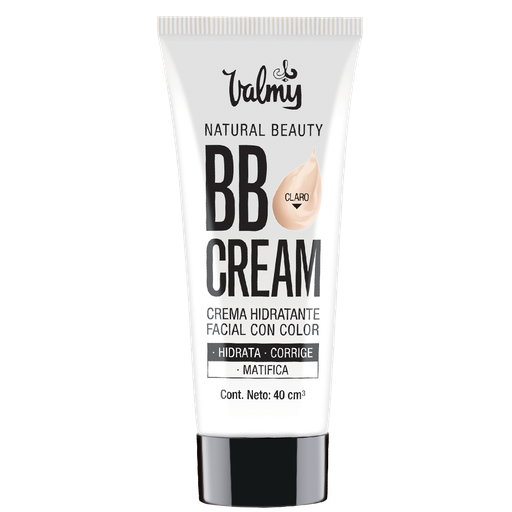 Crema Valmy Hidratante Facial Natural Beauty BB Cream 40cm3