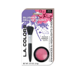 Rubor + Sombra con Brocha LA Colors 3.5gr