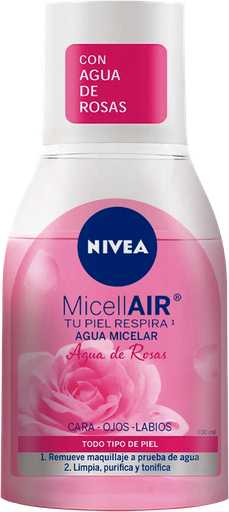 [2051014] Agua Micelar Nivea con Agua de Rosas 100 ml 