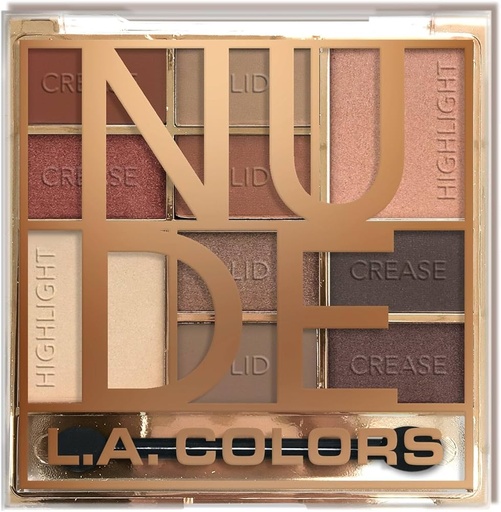 [2011017] Paleta LA Colors Color Block Eyeshadow Nude