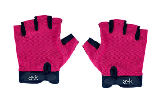 [2081022] Guantes de Entrenamiento ASK Licra - Rosado (S-M)