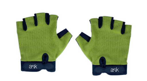 [2081023] Guantes de Entrenamiento ASK Licra - Verde (L-XL)