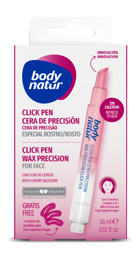 [2181002] Depilación Cera BodyNatur Click Pen Cera Rostro 3.6ml