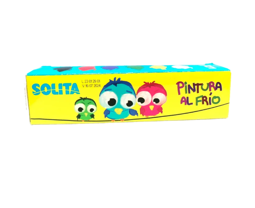 [2421015] Estuche de Pintura Al Frío Solita 6 Colores