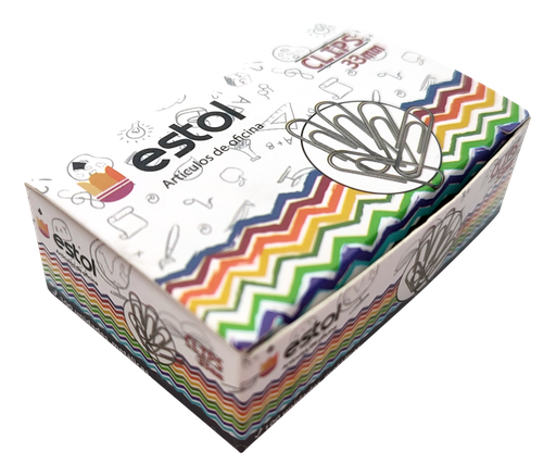 [2881004] Clips Metálicos Estol 100 Unidades