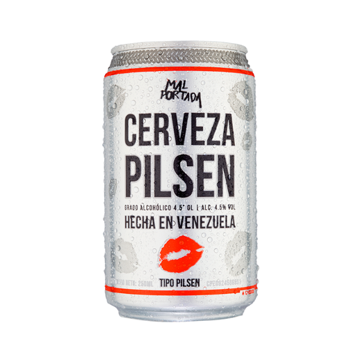 [2005008] Cerveza Malportada Pilsen de Lata 250 ml. Caja x 24 und