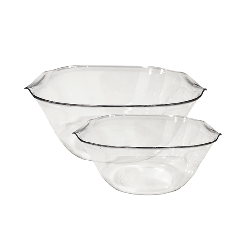 [2191130] Set de Bowls Oceano Cuadrados Pq 2Lt / Grande 4Lt