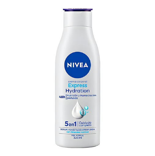 [2051035] Crema Corporal Nivea Body Express Hydration 48 hrs 220 ml
