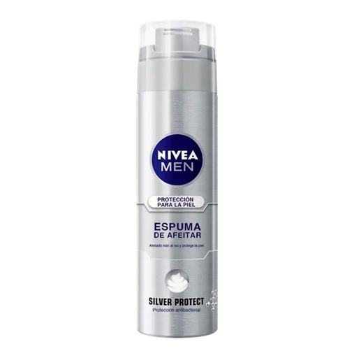 [2051037] Espuma de Afeitar Nivea Men Silver Protect 200 ml