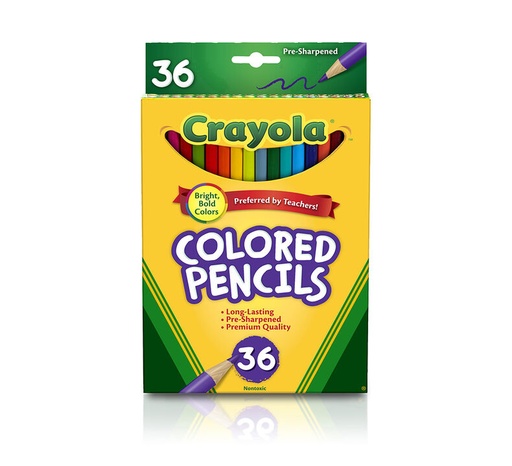[3651016] Lápices de Colores de Madera Crayola - 36 piezas