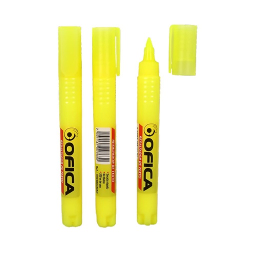 [2421021] Resaltador Grande Ofica Amarillo 3 unidades