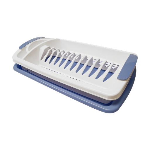 [3411028] Platera Alfa Hogar con Base Fresh Medidas 44x27x8.5 cm