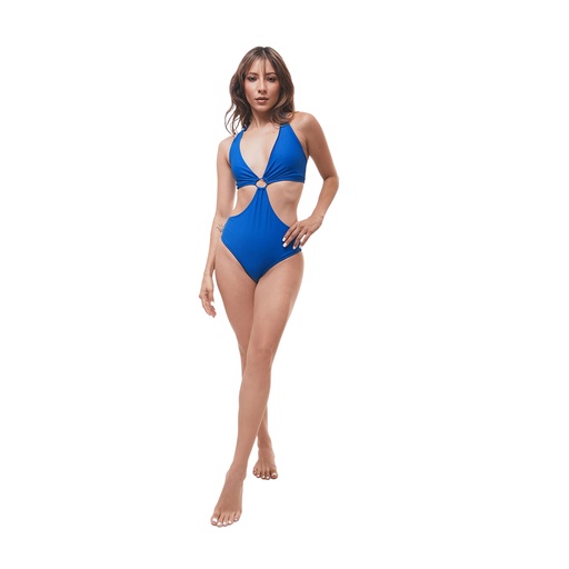 Traje de Baño Fancy Entero Coco Azul Rey