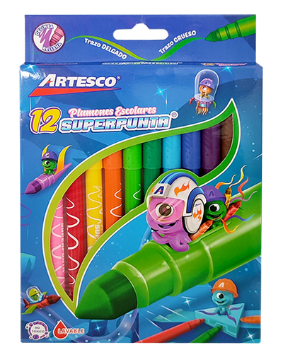 [2881027] Marcadores Superpunta Artesco 12 uds