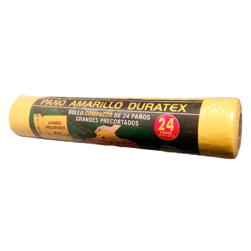 [4251030] Rollo de 24 Paños Precortados Extra Largo Amarillo Duratex