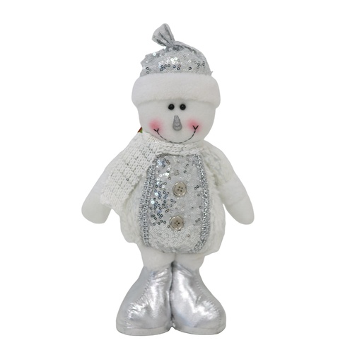 [4551009] Muñeco de Nieve Navideño Medidas: 12x30 cm