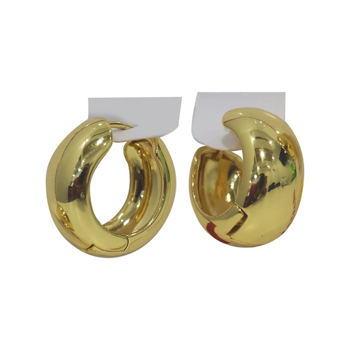 [2091100] Argollas Pequeñas Doradas Cavara