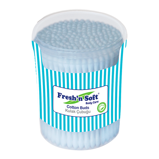[4931005] Hisopos de Algodón Cilíndrico Fresh'n Soft x 100 und