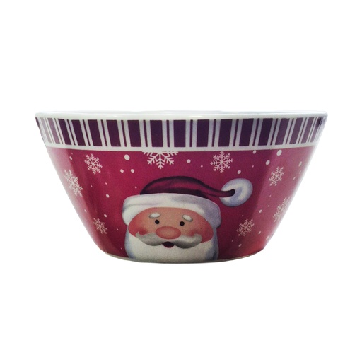 [5041003] Bowl Pequeño Navideño Melamina 7x15 cm